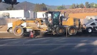 The CAT Motor Grader (the 
