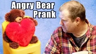 ANGRY DAD FLYING TEDDY BEAR PRANK!