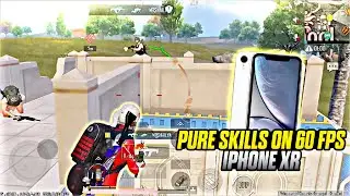 NO SHOTGUNS ONLY PURE SKILLS IN 60 FPS ☠️|| IPHONE XR