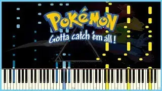 Pokémon: Theme Song (Gotta Catch 'Em All) | PIANO DUET [Synthesia]