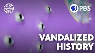 Bullet holes scar the sign marking where Emmett Till was found | PBS Short Docs