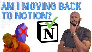 Am I moving back to Notion?