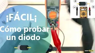 Como probar un diodo rectificador con multimetro