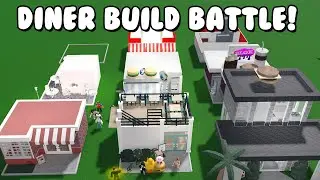 5x5 Diner BUILD BATTLE In Bloxburg!