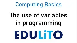 Computing Basics - The use of variables in programming