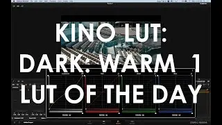 KINO LUT: Dark 1.  LUT Of THE DAY; BMPCC Footage.