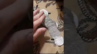 Серебряные монеты из картона и фольги.(Обзор).