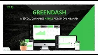 Greendash | Medical-Cannabis Dashboard HTML5 Template | Themeforest Templates