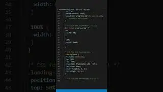 Progress Bar Using HTML