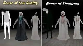 House of Low Quality vs House of Slendrina (slendrina's 10th anniversary special mod)