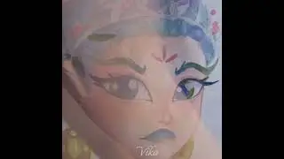 Сказочный патруль -Рисую Дриаду / Рисунок в акварели Фан-арт  #сказочныйпатруль#shorts#рисование#арт