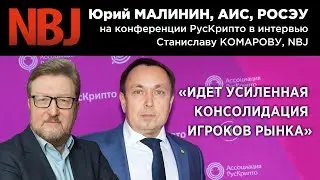 Юрий МАЛИНИН, АИС, РОСЭУ на РусКрипто 2022: «Идет усиленная консолидация игроков рынка»
