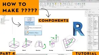 HOW TO MAKE COMPONENTS IN REVIT --- (TUTORIAL) (PART 4)(TAMIL)