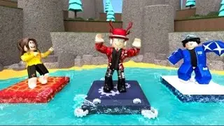 Играем с братом а роблокс, а игра Острова