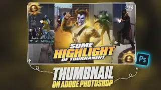 How To Make Thumbnail Like This On Adobe Photoshop / Pubg Thumbnail on adobe photoshop