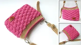 BEAUTIFUL CROCHET BAG - SIMPLE AND EASY CROCHET BAG FOR BEGINNERS