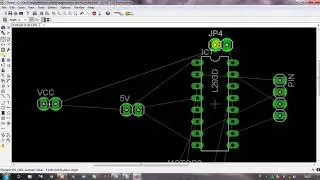 Membuat Rangkaian Motor Driver L293D dengan Eagle