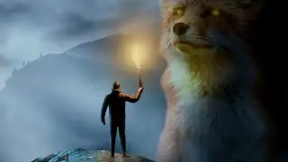Photo Manipulation Fox using Infinite Painter