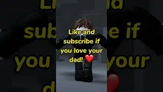 she loves robux over her dad! #shorts #roblox