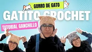 Tejiendo DON GATO a ganchillo 😸Gorro #crochettutorial