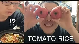 Cooking Rice and Tomato video Japanese ordinary life
