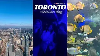 #3 🇨🇦토론토VLOG l CN tower, 아쿠아리움(Aquarium), 박물관, 토론토여행, 캐나다유학 l 동고
