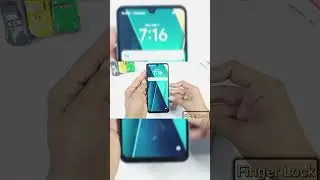 Xiaomi Redmi A5 How To FingerPrint Lock Setup, Finger Speed Test, Side Mounted 