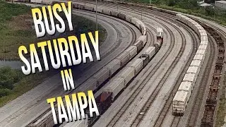 Busy Railroad Saturday In Central Florida