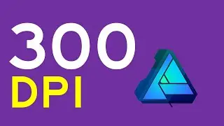 AFFINITY DESIGNER - Change Image to 300 dpi