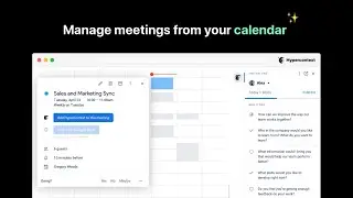 Manage meetings from your calendar with the Hypercontext Chrome Extension