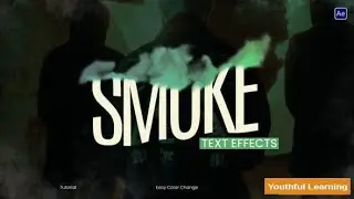 Smoke Text Animation Free Download After Effects Template