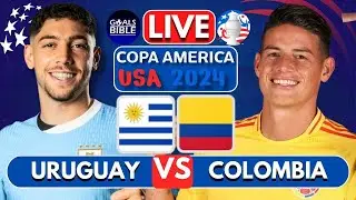 🔴URUGUAY vs COLOMBIA LIVE | COPA AMERICA 2024 | Full Match LIVE Today
