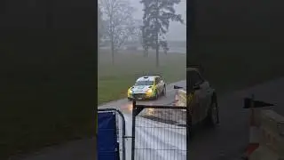 Hyundai i20 R5 Pushing hard on Gravel straight 🔥 #rally #rallycar #short #doningtonpark #wrc