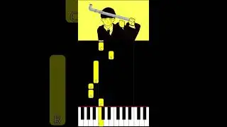 Bling-Bang-Bang-Born  - EASY SLOW BEGINNER PIANO TUTORIAL LESSON with Piano notes but Pipe Sounds
