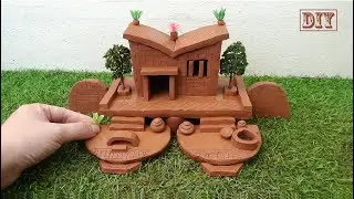 DIY How to make clay miniature house