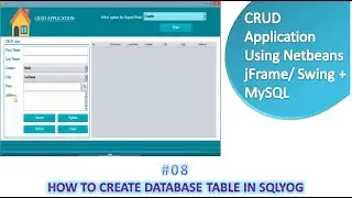 #8 how to create database table in sqlyog
