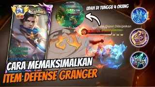 CARA MAIN GRANGER HYPER DENGAN 3 ITEM DEFENSE INI!! BUILD & EMBLEM GRANGER TERSAKIT 2024