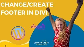 Create/Change Footer in Divi - Super Simple and Quick😊