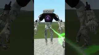MECHA PROJECTOR MAN TURNING INTO STONE in Garry's Mod!