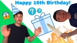 16th Birthday Surprise with Knives!