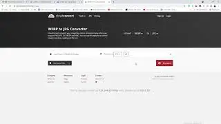 Hướng dẫn cách chuyển đổi định dạng WebP sang JPG hoặc PNG online bằng CloudConvert