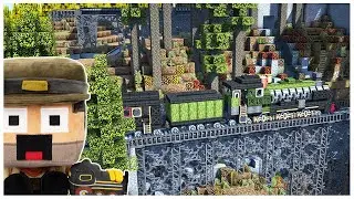 STARTING THE GREAT RAILWAY! - MINECRAFT CREATE MOD: EP8