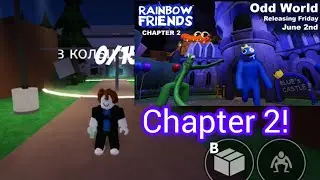 Rainbow Friends 2. Roblox - Mobile. Full 2 chapter. Прохождение второй главы. 🌈