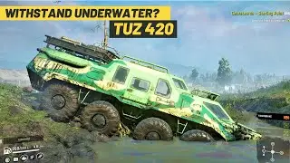 TUZ 420 TATARIN SNOWRUNNER GAMEPLAY - WITHSTAND UNDERWATER?