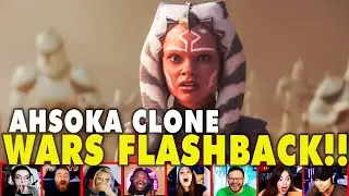 Reactors Reaction To Seeing Baby Ashoka Clone Wars Flashback On Ashoka Episode 5 | Mixed Reactions
