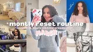 ✨monthly reset routine | refresh, reset & recharge for a productive month! 🌿🏋🏽‍♂️