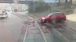 Луговая и Спортивная 6.11.2023/ Владивосток / Ливень в ноябре / Подтопило