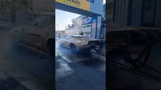 429ci Ford Mustang getting warmed up 💪💪💪 