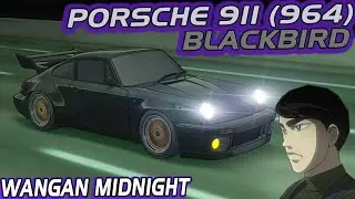 PORSCHE 911(964 TURBO) BLACKBIRD из аниме ВАНГАНСКАЯ ПОЛНОЧЬ