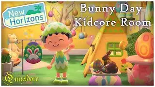Designing a Bunny Day Room! | ACNH Speed Build Kidcore | Easter Eggs